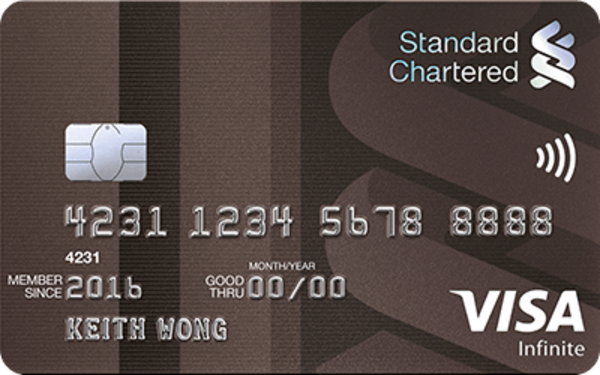 Get Standard Chartered Visa Infinite Credit Card Easily