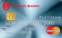 Public Bank Platinum MasterCard Credit Card