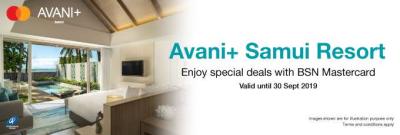 Special deals  at Avani+ Smui with BSN Mastercard