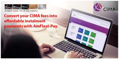 Convert your CIMA fees into affordable instalment payments with AmFlexi-Pay